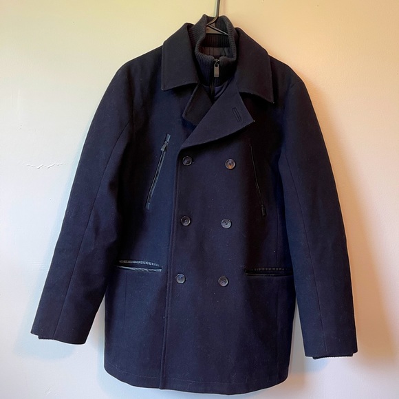 Mens Calvin Klein Pea Coat - Picture 1 of 4